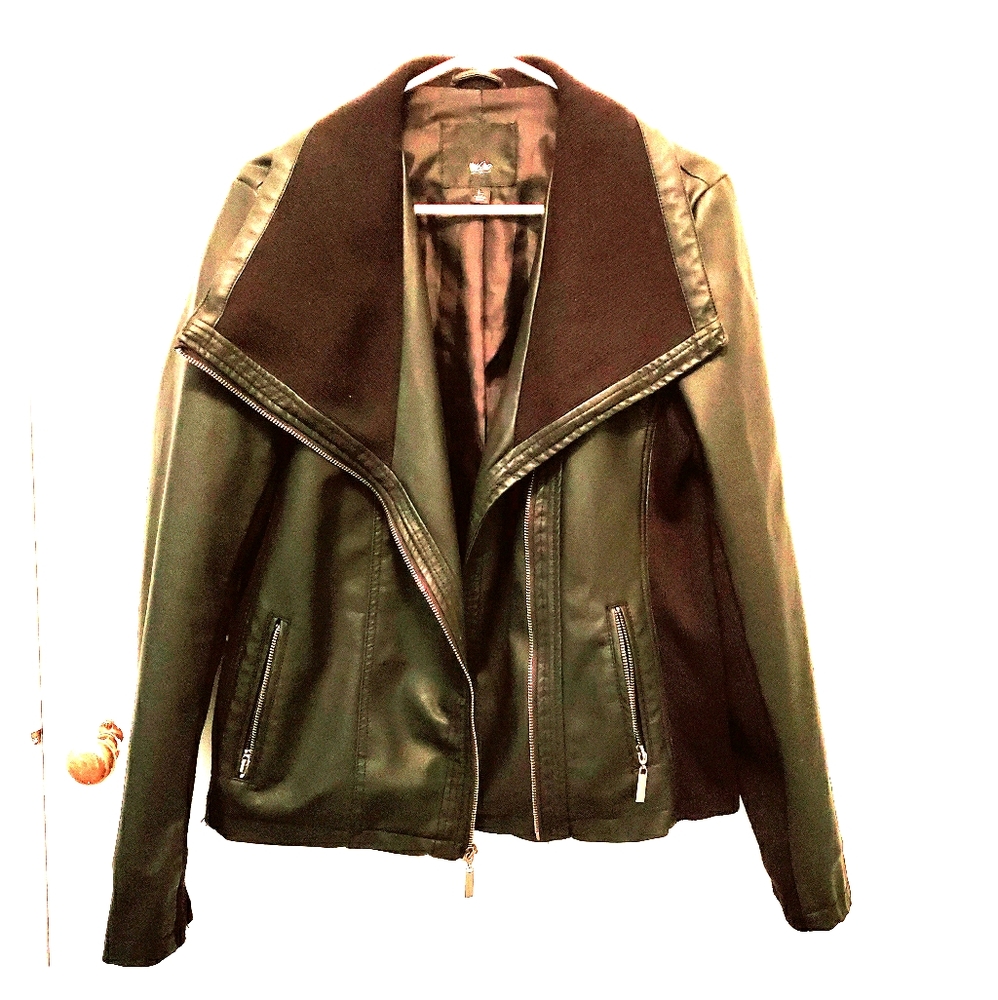 Faux Leather Jacket